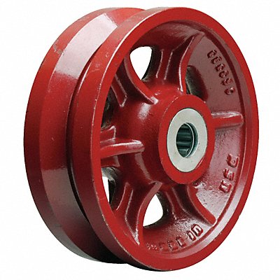 GRAINGER W8V1 V-Groove Track Wheel 8 Wheel Dia