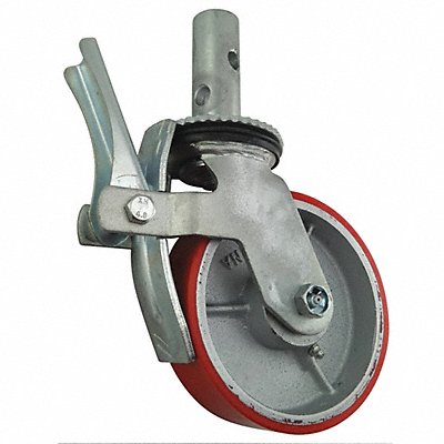 GRAINGER 5VP48 Total-Lock Bolt-In Round Stem Castor