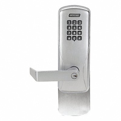 SCHLAGE ELECTRONICS AD200993R70KPRHO626PD Electronic Lock Satin Chrome 12 Button