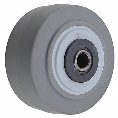 GRAINGER XS0420112 Nonmark Rubber Tread Plastic Core Wheel