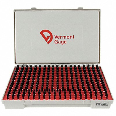 VERMONT GAGE 902100300 Black Oxide Coated Pin Gauge Set Metric