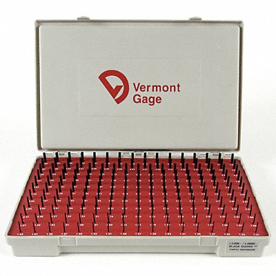 VERMONT GAGE 902300200 Black Oxide Coated Pin Gauge Set Metric