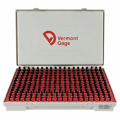 VERMONT GAGE 902300300 Black Oxide Coated Pin Gauge Set Metric