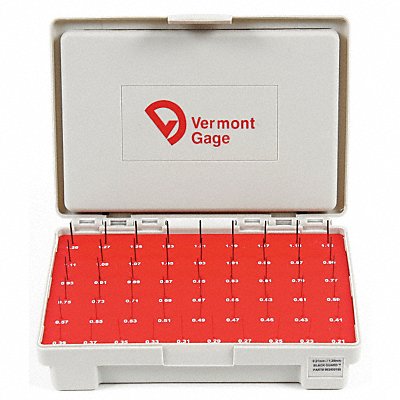 VERMONT GAGE 902400100 Black Oxide Coated Pin Gauge Set Metric