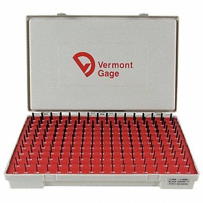 VERMONT GAGE 902400200 Black Oxide Coated Pin Gauge Set Metric