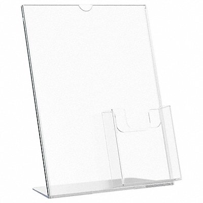 DEFLECTO 590501GR Sign and Literature Holder 8-1/2x11