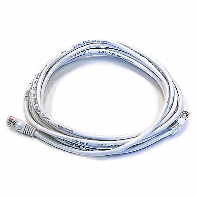 MONOPRICE 139 Patch Cord Cat 5e Booted White 14 ft.