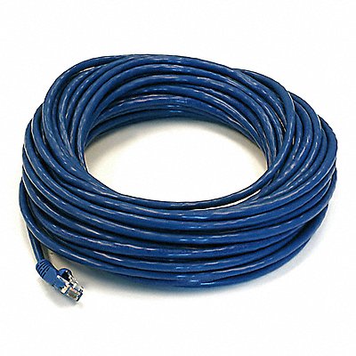 MONOPRICE 143 Patch Cord Cat 5e Booted Blue 50 ft.