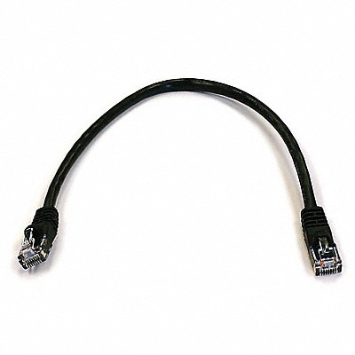 MONOPRICE 2288 Patch Cord Cat 6 Booted Black 1.0 ft.