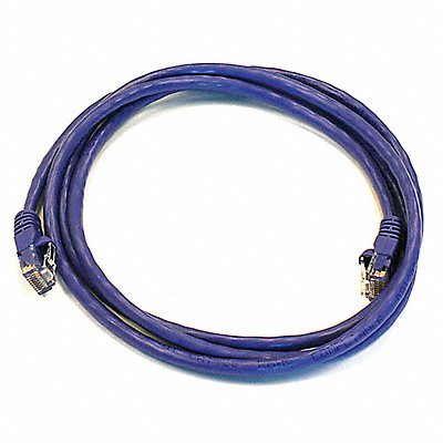 MONOPRICE 3431 Patch Cord Cat 6 Booted Purple 5.0 ft.