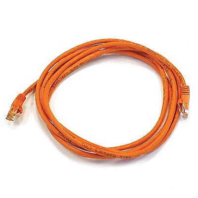 MONOPRICE 3414 Patch Cord Cat 6 Booted Orange 7.0 ft.
