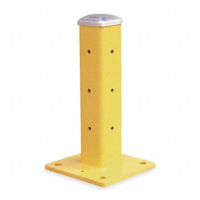 GRAINGER 5W808 Guard Post Corner Single H18 1/2In