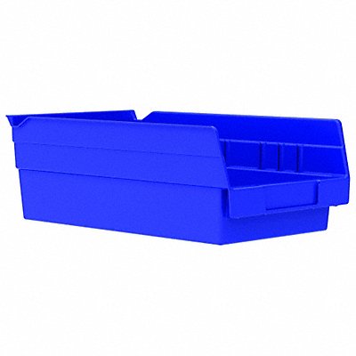AKRO-MILS 30130BLUE F8464 Shelf Bin Blue Industrial Grade Poly 4 in