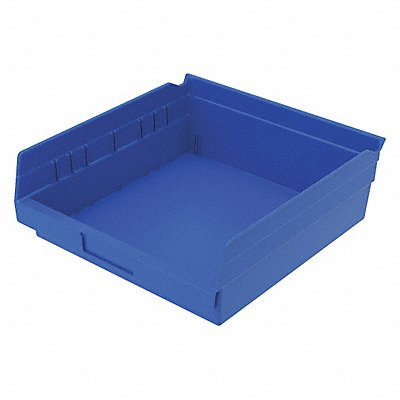 AKRO-MILS 30170BLUE F8874 Shelf Bin Blue Industrial Grade Poly 4 in