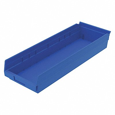 AKRO-MILS 30184BLUE F8871 Shelf Bin Blue Industrial Grade Poly 4 in