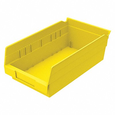 AKRO-MILS 30130YELLO F8464 Shelf Bin Yellow Industrial Grade Poly 4 in