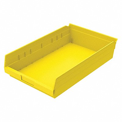 AKRO-MILS 30178YELLO F8873 Shelf Bin Yellow Industrial Grade Poly 4 in