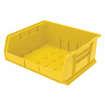 AKRO-MILS 30250YELLO F8696 Hang and Stack Bin Yellow Plastic 7 in
