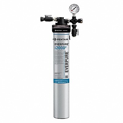 PENTAIR/EVERPURE EV93240175 Water Filter System 0.5 micron 26 1/4 H