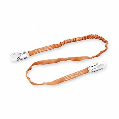 HONEYWELL MILLER T5111Z76FTAF Shock-Absorbing Lanyard Orange