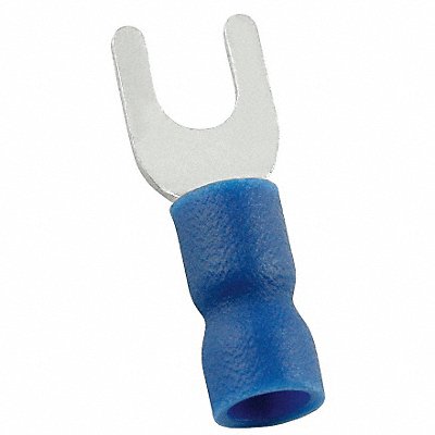 POWER FIRST 5WHF7 Fork Terminal Tin Copper Blue PK100