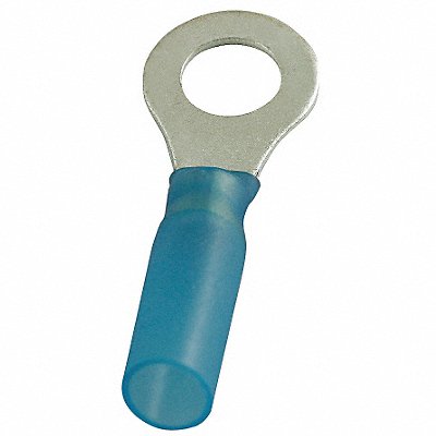 POWER FIRST 5WHH6 Ring Terminal Blue 16 AWG 14 AWG PK25