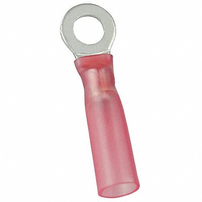 POWER FIRST 5WHH9 Ring Terminal Red 22 AWG 16 AWG PK25