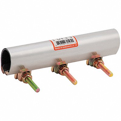 GRAINGER 3300912 Repair Clamp 2 1/2 Pipe Partial Cov 12 L