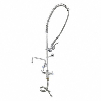 T S BRASS B2338 Gooseneck Chrome T&S Brass 1.42gpm