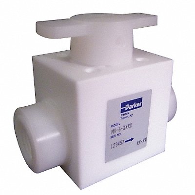 PARKER MV618180 Manual 2-Way Ball Valve NPT PTFE