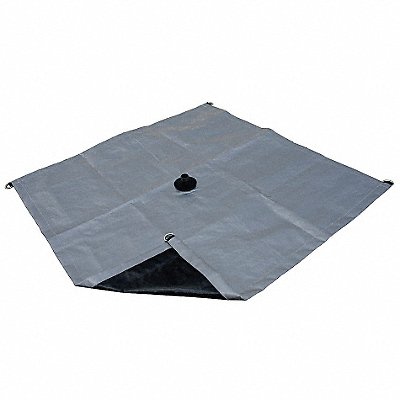 GRAINGER 5WTZ4 Tarp Drainage Polyethylene 7x7Ft