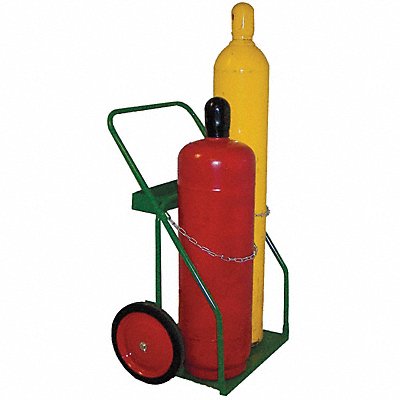 SAFTCART 87014 Cylinder Hand Truck 400lb 44 x30 x12-1/2