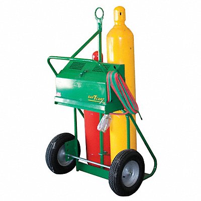 SAFTCART 1324IIE Cylinder Hand Truck 780lb 66 x33 x12-1/2