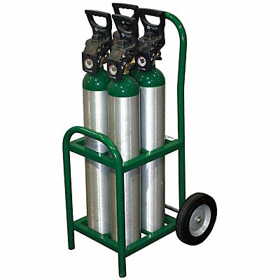SAFTCART MDE4 Cylinder Trolley 250 lb 35 in H