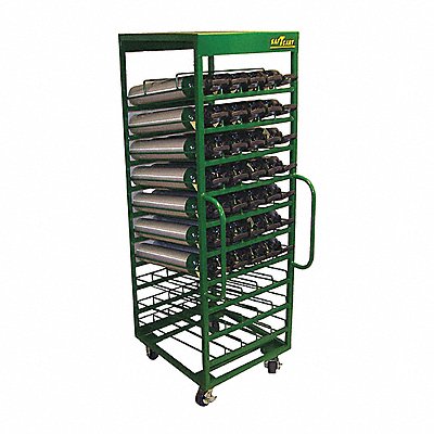 SAFTCART MDE50H Cylinder Trolley 78 in H 2400 lb.