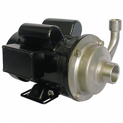 DAYTON 5WXT2 Centrifugal Pump 316SStl 1P 3/4in 3/4hp 58gpm