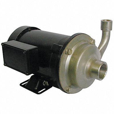 DAYTON 5WXT3 Centrifugal Pump 316SStl 3P 3/4in 3/4hp 58gpm