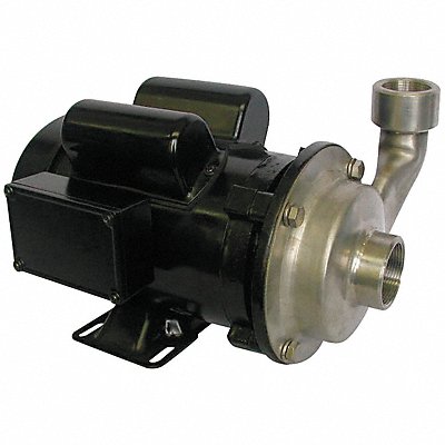 DAYTON 5WXT4 Centrifugal Pump 316SStl 1P 1 1/4in 1hp 90gpm