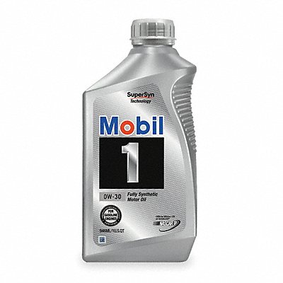 MOBIL 112746 Engine Oil 0W-30 Full Synthetic 1qt