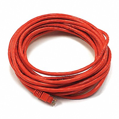 MONOPRICE 2318 Patch Cord Cat 6 Booted Red 25 ft.