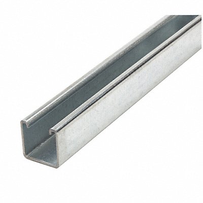 GRAINGER FS200PG12000 Strut Channel Steel Overall L 10ft