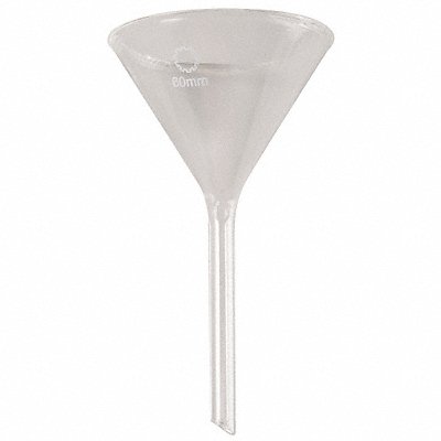 GRAINGER 5YHW4 Funnel 205 mm Dia 295 mm H 1 L PK6