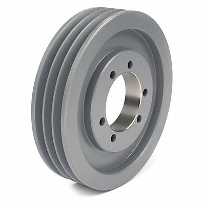 GRAINGER 3V693 V-Belt Pulley Detachable 3 Groove 6.9 OD