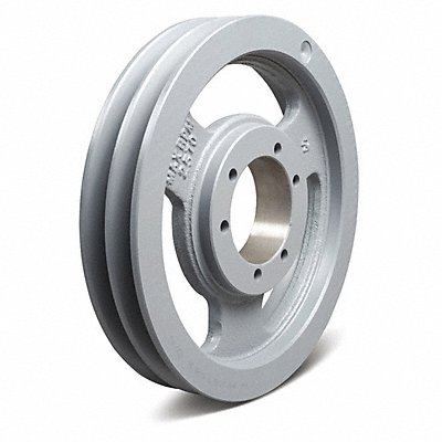GRAINGER 5V9752 V-Belt Pulley Detachable 2 Groove 9.75 OD