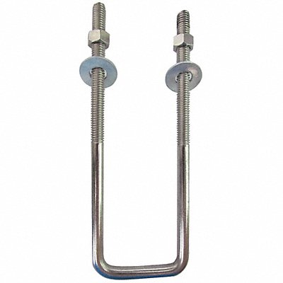 GRAINGER U172670370403 Square U-Bolt Inside H 3 in