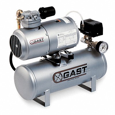 GAST 1LAA251TM100X Electric Air Compressor 0.17 hp 1 Stage