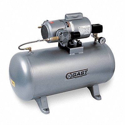 GAST 5HCD100TAM550NGX Electric Air Compressor 0.75 hp 1 Stage