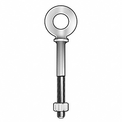 KEN FORGING N2023212 Machinery Eye Bolt Shank D 3/8 in