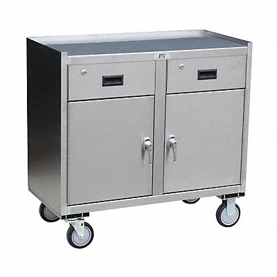 JAMCO YV136U500 Mobile Cabinet Workbench SS 37 W 21 D