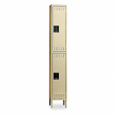 TENNSCO DTS1218361SAND F0447 Wardrobe Locker 2x1Locker Sand 78 x12 x18 Assm